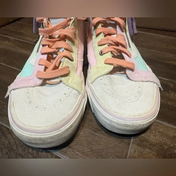 Vans Sk8-Hi Reissue CAP Pastel Multi-Color womens 10 - Picture 14 of 16